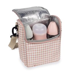 Bolsa térmica I Love Vichy rosa de Walking Mum