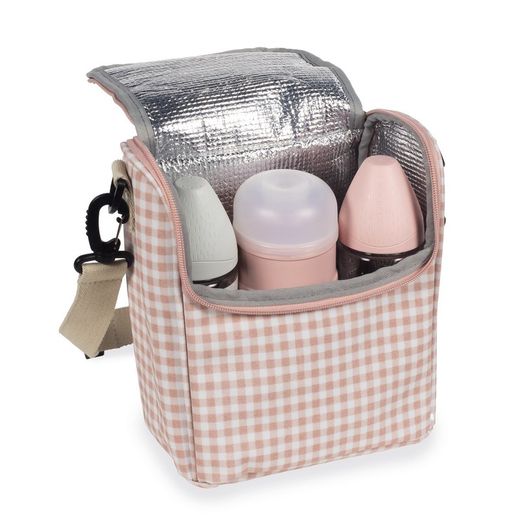 Bolsa térmica I Love Vichy rosa de Walking Mum