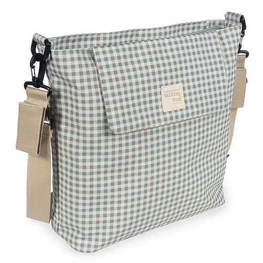 Bolso cambiador Walking Mum I love Vichy color menta