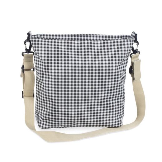 Bolso cambiador Walking Mum I love Vichy color negro