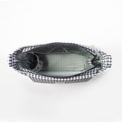 Bolso cambiador Walking Mum I love Vichy color negro