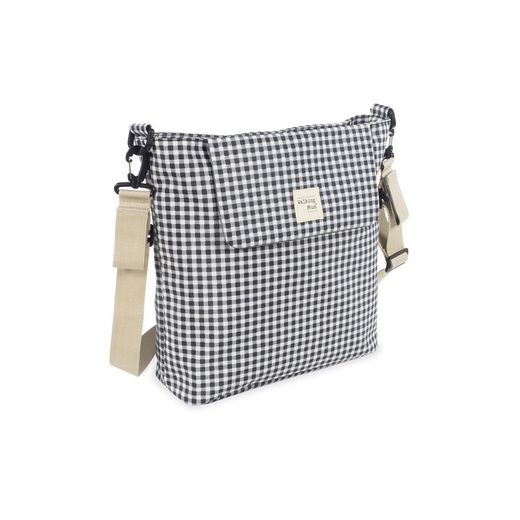 Bolso cambiador Walking Mum I love Vichy color negro