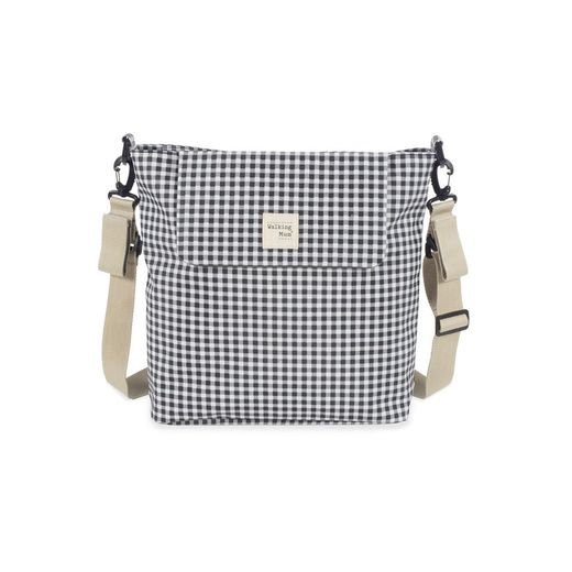 Bolso cambiador Walking Mum I love Vichy color negro