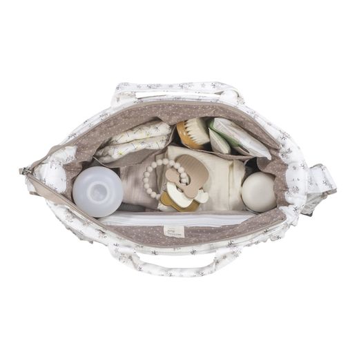 Bolso canastilla Botton Flores de Walking Mum