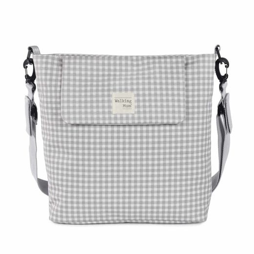 Bolso canastilla I Love Vichy Gris de Walking Mum