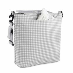 Bolso canastilla I Love Vichy Gris de Walking Mum