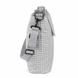 Bolso canastilla I Love Vichy Gris de Walking Mum