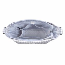 Bolso canastilla I Love Vichy Gris de Walking Mum