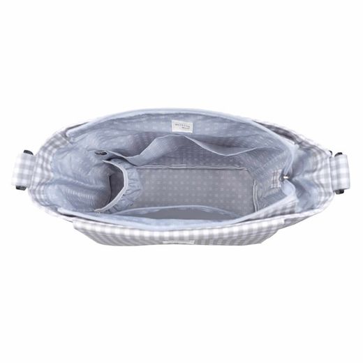 Bolso canastilla I Love Vichy Gris de Walking Mum