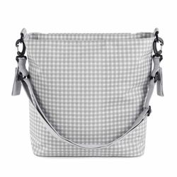 Bolso canastilla I Love Vichy Gris de Walking Mum