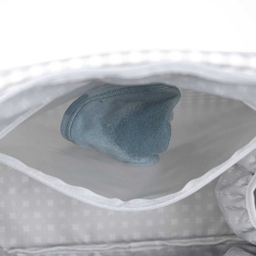 Bolso canastilla I Love Vichy Gris de Walking Mum