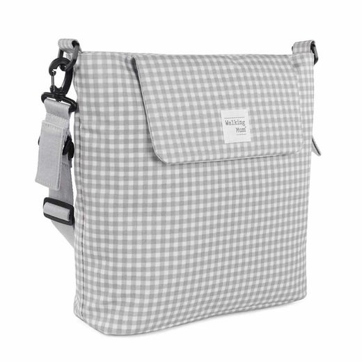 Bolso canastilla I Love Vichy Gris de Walking Mum
