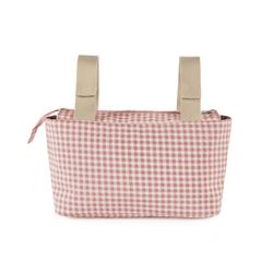Bolso organizador Walking Mum I Love Vichy rosa