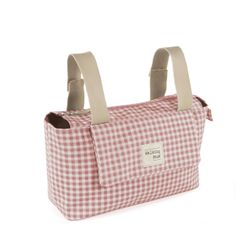 Bolso organizador Walking Mum I Love Vichy rosa