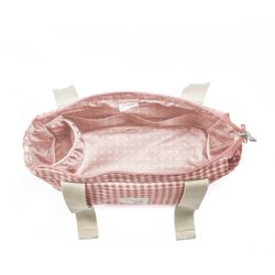 Bolso organizador Walking Mum I Love Vichy rosa