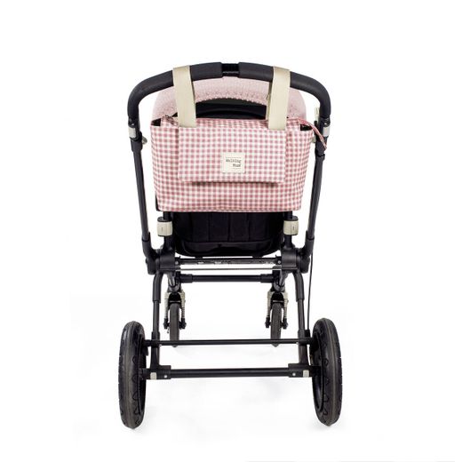 Bolso organizador Walking Mum I Love Vichy rosa
