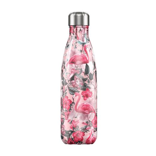 Botella termo Chilly's Tropical Flamenco 500 ml