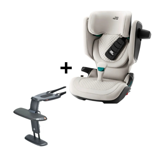 Britax Römer Kidfix PRO (Lux) con reposapiés Booster Footrest de Swandoo