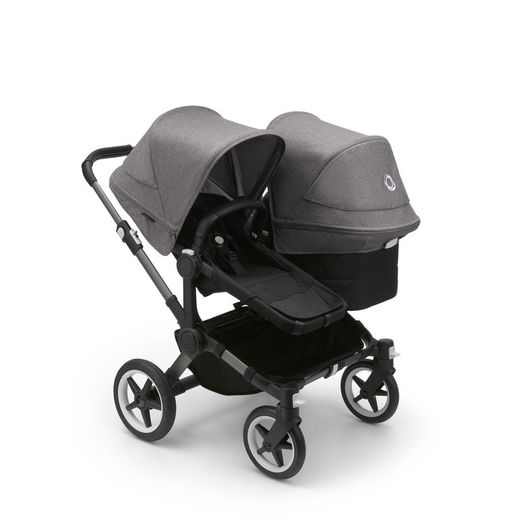 Bugaboo Donkey 5 Duo Chasis Graphite Capazo + Silla Negro
