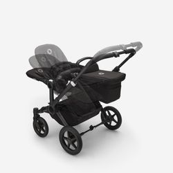 Bugaboo Donkey 5 Duo Chasis negro color Desert Taupé