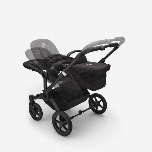 Bugaboo Donkey 5 Duo Chasis negro color Desert Taupé