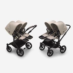Bugaboo Donkey 5 TWIN Gemelar (2 capazos y 2 sillas) color Taupé