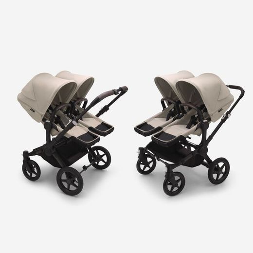 Bugaboo Donkey 5 TWIN Gemelar (2 capazos y 2 sillas) color Taupé