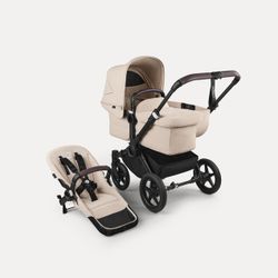 Bugaboo Donkey 5 TWIN Gemelar (2 capazos y 2 sillas) color Taupé