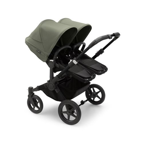 Bugaboo Donkey 5 Twin Chasis Negro Capazo + Silla Negro