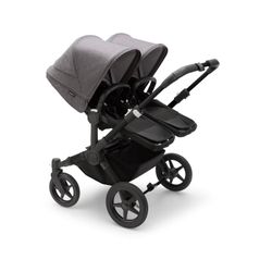Bugaboo Donkey 5 Twin Chasis Negro Capazo + Silla Negro