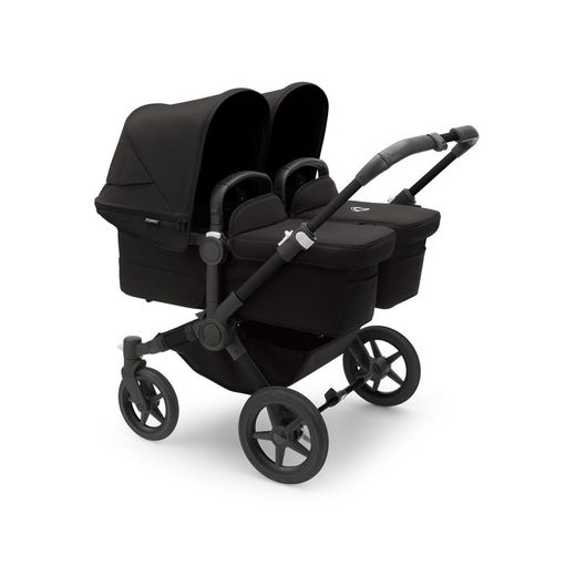 Bugaboo Donkey 5 Twin Chasis Negro Capazo + Silla Negro