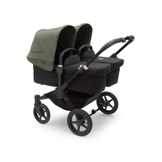 Bugaboo Donkey 5 Twin Chasis Negro Capazo + Silla Negro