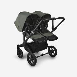 Bugaboo Donkey 5 TWIN Gemelar (2 capazos y 2 sillas) color Forest Green