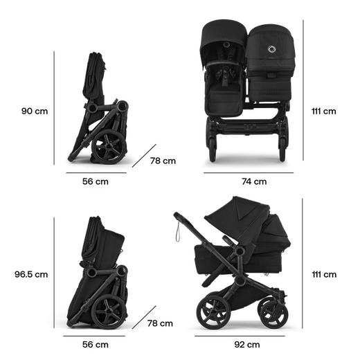 Bugaboo Donkey 6 Doble, hermanos seguidos