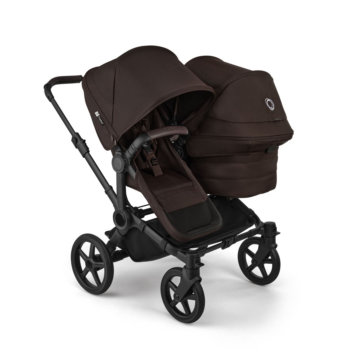 Bugaboo Donkey 6 Doble, hermanos seguidos Cocoa Brown