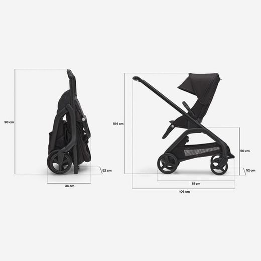 Carrito Bugaboo Dragonfly chasis con silla