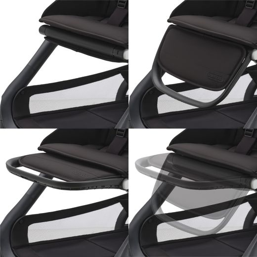 Bugaboo Dragonfly completo Chasis negro base Midnight Black