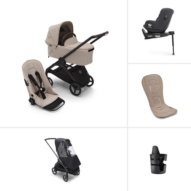 Bugaboo Dragonfly Ultimate pack completo recién nacido de verano Gris