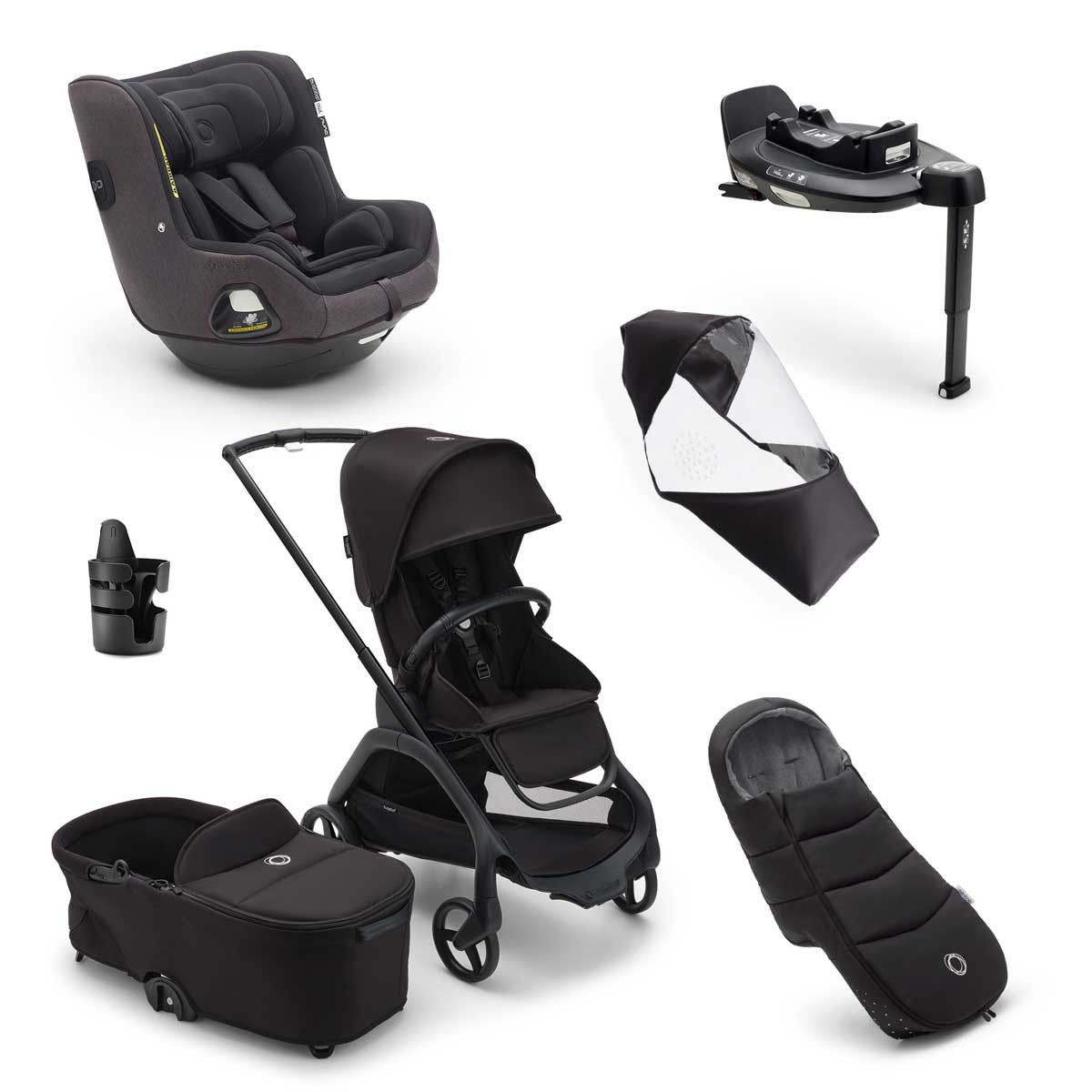 Bugaboo Dragonfly Ultimate pack completo recién nacido de verano Gris