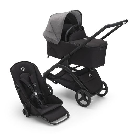 Bugaboo Drangonfly completo con chasis negro y base negra