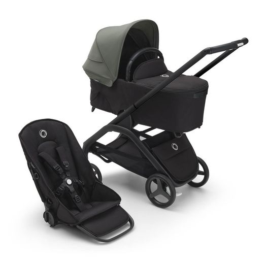 Bugaboo Drangonfly completo con chasis negro y base negra