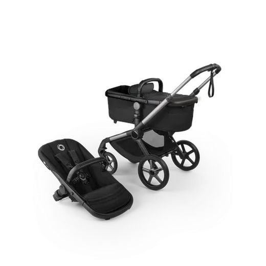 Bugaboo Fox 5 completo Renew chasis graphite, base negra y capota taupé