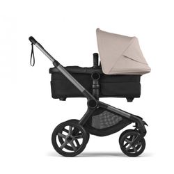 Bugaboo Fox 5 completo Renew chasis graphite, base negra y capota taupé