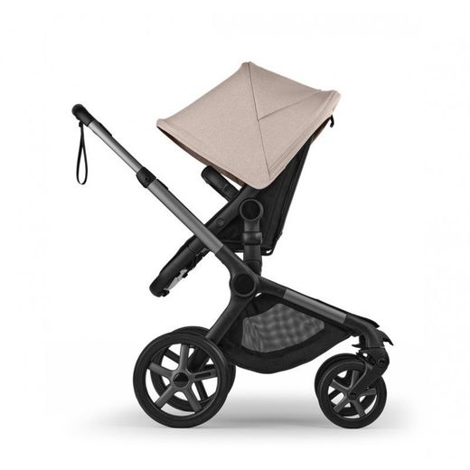 Bugaboo Fox 5 completo Renew chasis graphite, base negra y capota taupé