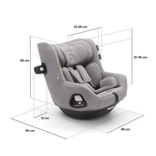Silla de Coche Bugaboo Owl con la Base 360 ISOFIX by Nuna color Negro
