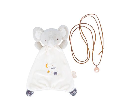 Caja Regalo Doudou elefante con Llamador de Ángeles de Kaloo