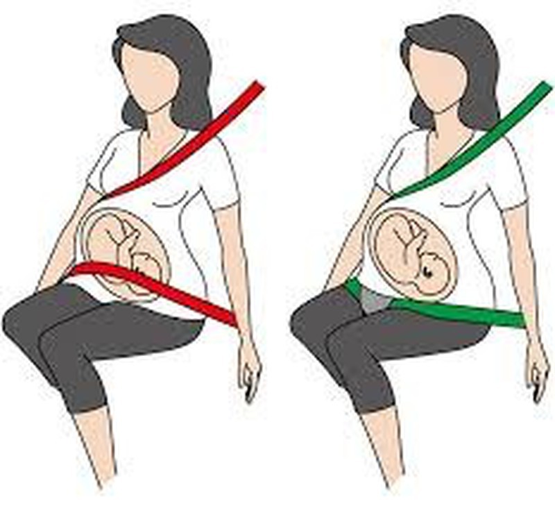 Cómo ponerse el cinturón de seguridad embarazada