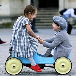 Coche de pedales Legend Old Blue de Baghera