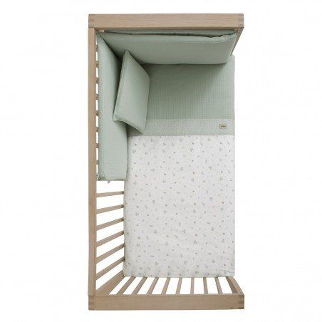 Colcha + Protector Cuna 60 Ardi Verde  60x120x3 de Cambrass