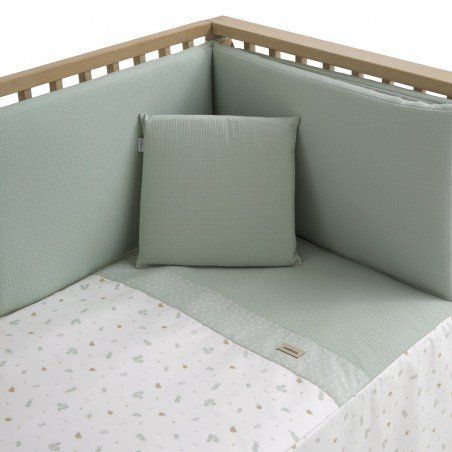 Colcha + Protector Cuna 60 Ardi Verde  60x120x3 de Cambrass